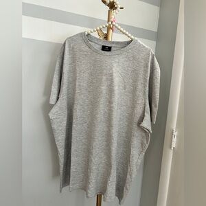 H&M Heather Gray Women's Short Sleeve Tee